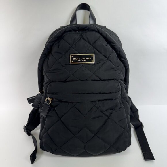 Marc Jacobs Large Quilted Nylon Backpack - Picture 1 of 3